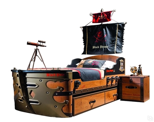 Кровать корабль для ребенка