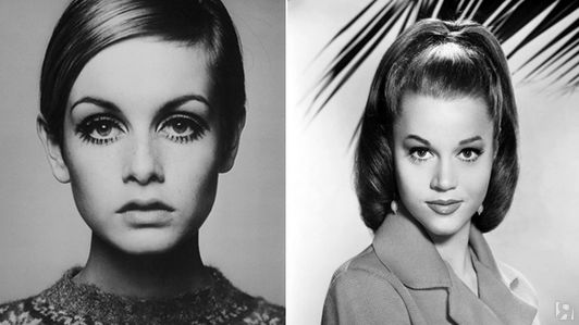 70-е годы: выразительные, достаточно густые, иногда даже взъерошенные брови