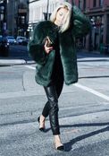 Зеленая шуба