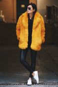 Желтая шуба