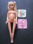 Беременная барби