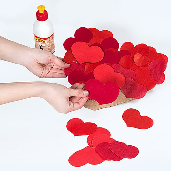 Валентинка с конфетами на 14 февраля DIY МК Подарок на 14 февраля Сердце Валентинка