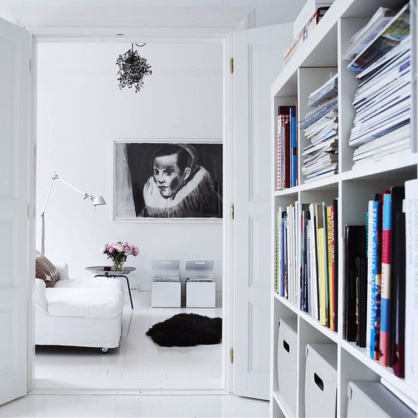 Дизайн комнаты в белом цвете - 78 фото