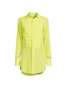 Шелковая Рубашка - Туника Bottega Veneta на пуговицах, желтый