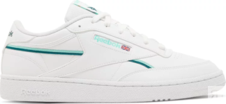 Кроссовки club c 85 vegan 'white hint mint' Reebok, белый