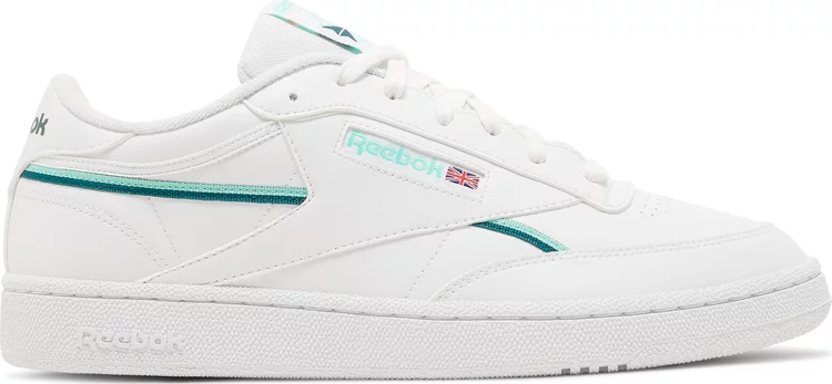 Кроссовки club c 85 vegan 'white hint mint' Reebok, белый GX7562 | white фото 1