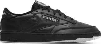 Кроссовки eames office x club c 85 'monotone pack - black' Reebok, черный