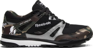 Кроссовки aape x ventilator affiliates 'camo' Reebok, черный