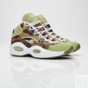 Кроссовки a bathing ape x mita sneakers x question mid '1st camo' Reebok, з BD4232 | green фото 2