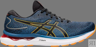 Кроссовки gel nimbus 24 2e wide 'azure amber' Asics, синий