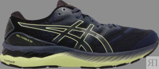 Кроссовки gel nimbus 23 'thunder blue glow yellow' Asics, синий