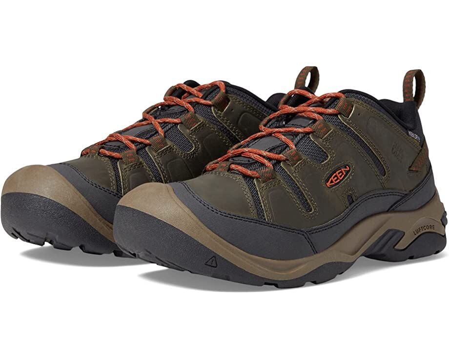 Кроссовки Circadia Waterproof KEEN, черный 9721967 | Black Olive/Potters Clay фото 1