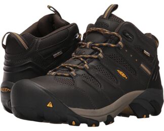 Кроссовки Lansing Mid Waterproof Steel Toe KEEN Utility, рэйвен