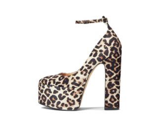 Туфли на каблуках Skyrise Platform Pump Steve Madden, леопардовый бархат