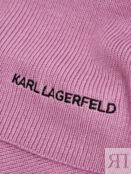 Шарф эластичной вязки из коллекции K/Essential с вышивкой KARL LAGERFELD