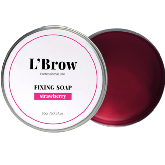 L`BROW Мыло для бровей Fixing soap Клубника 20