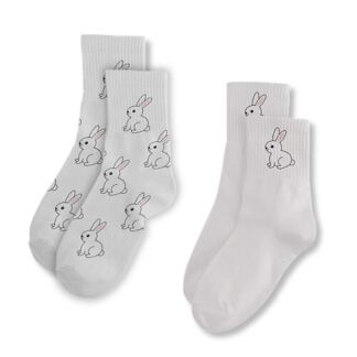 ILIKEGIFT Носки женские "Fluffy bunny" 2 пары