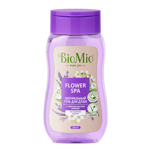 BIO MIO Натуральный гель для душа с эфирным маслом лаванды Flower Spa MPL187293 фото 1