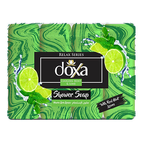 DOXA Мыло твердое SHOWER SOAP Мята и лайм с глицерином 600 MPL272110 фото 1