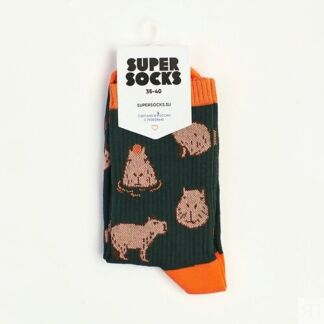 SUPER SOCKS Носки Капибара