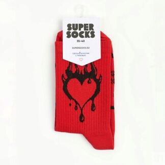 SUPER SOCKS Носки Diablo heart