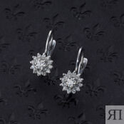 Серьги из белого золота э4712сг04202942_white ЭПЛ Даймонд э4712сг04202942_w 8700000771628 фото 4