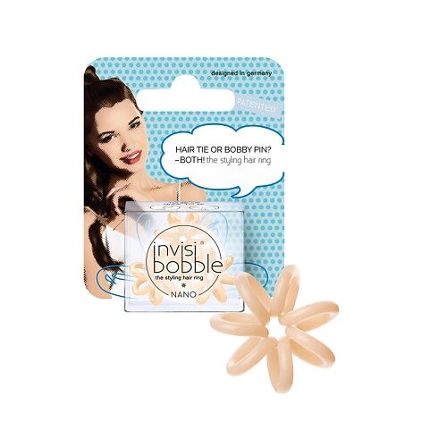 INVISIBOBBLE Резинка для волос NANO To Be Or Nude To Be (с подвесом) INV537041 фото 1