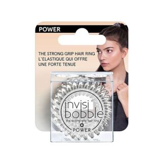 INVISIBOBBLE Резинка-браслет для волос POWER Crystal Clear (с подвесом)