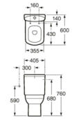 Бачок для унитаза Roca Dama Senso Compacto нижний подвод 34151B000 фото 3