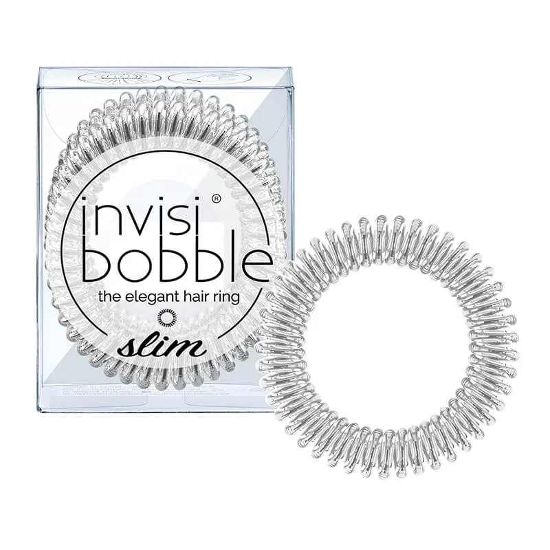 INVISIBOBBLE Резинка-браслет для волос / SLIM Chrome Sweet Chrome INVISIBOB 3096 фото 1