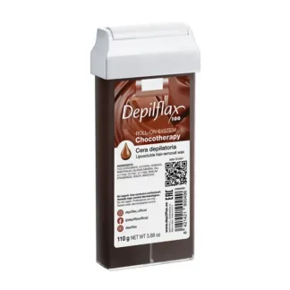 DEPILFLAX 100 Воск для депиляции в картридже, шоколад 110 г DEPILFLAX 100
