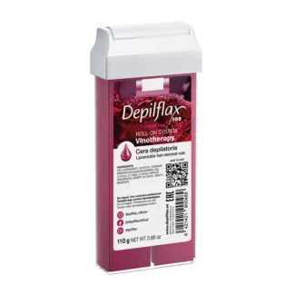 DEPILFLAX 100 Воск для депиляции в картридже, вино 110 г DEPILFLAX 100