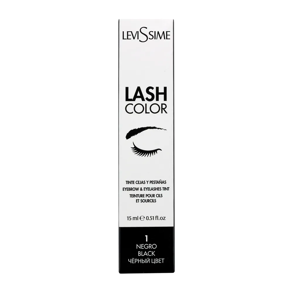 LEVISSIME Краска для бровей и ресниц, № 1 черный / Lash Color 15 мл LEVISSI 4500LS фото 1