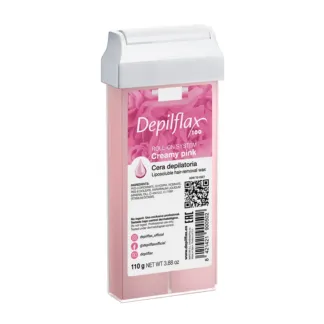 DEPILFLAX 100 Воск для депиляции в картридже, розовый-сливочный 110 г DEPIL