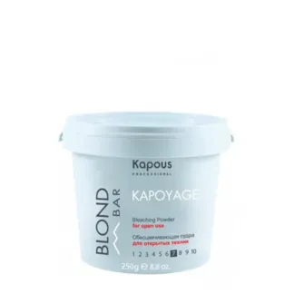 KAPOUS Пудра обесцвечивающая для открытых техник для волос / Blond Bar Kapo
