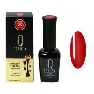 IQ BEAUTY 008 гель-лак каучуковый с кальцием 10 мл IQ BEAUTY