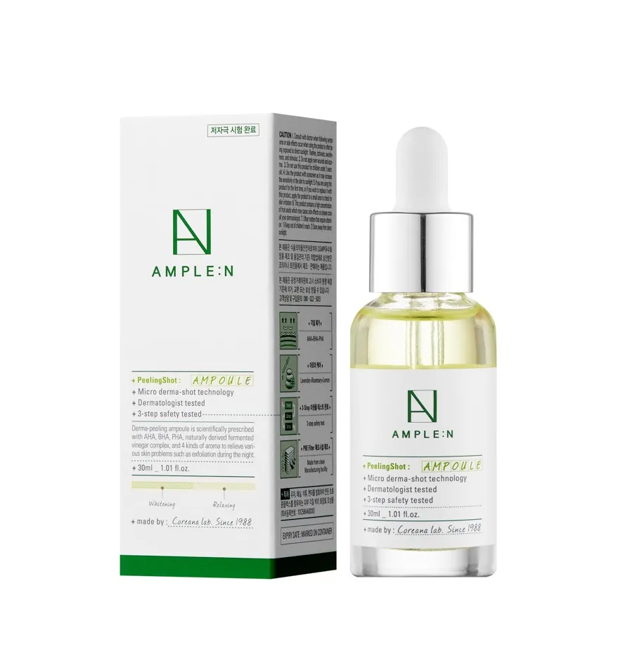 AMPLE:N Пилинг с комплексом кислот / PEELING SHOT AMPOULE 30 мл AMPLE:N FCXD030100 фото 1