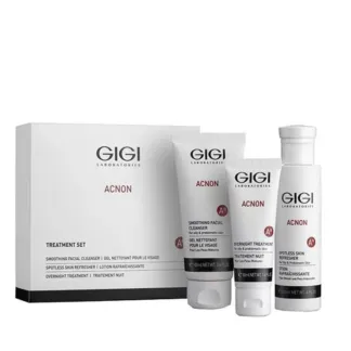 GIGI Набор трехступенчатый Чистая кожа (мыло 100 мл, крем акнеконтроль 50 м