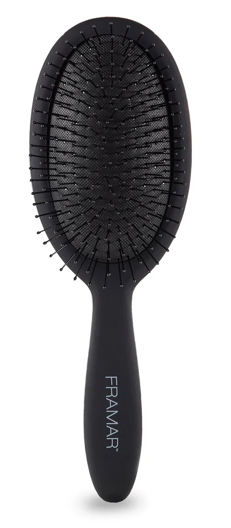 FRAMAR Щетка распутывающая для волос Снова в черном / Detangle Brush Black 30000 фото 1