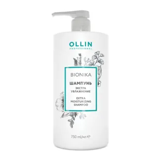 OLLIN PROFESSIONAL Шампунь для поврежденных волос Экстра увлажнение / BIONI