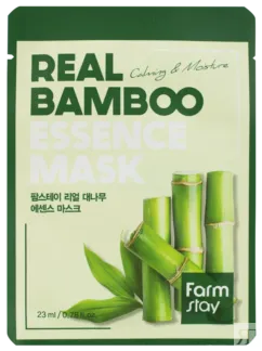 FARMSTAY Маска тканевая с экстрактом бамбука для лица 23 мл FARMSTAY