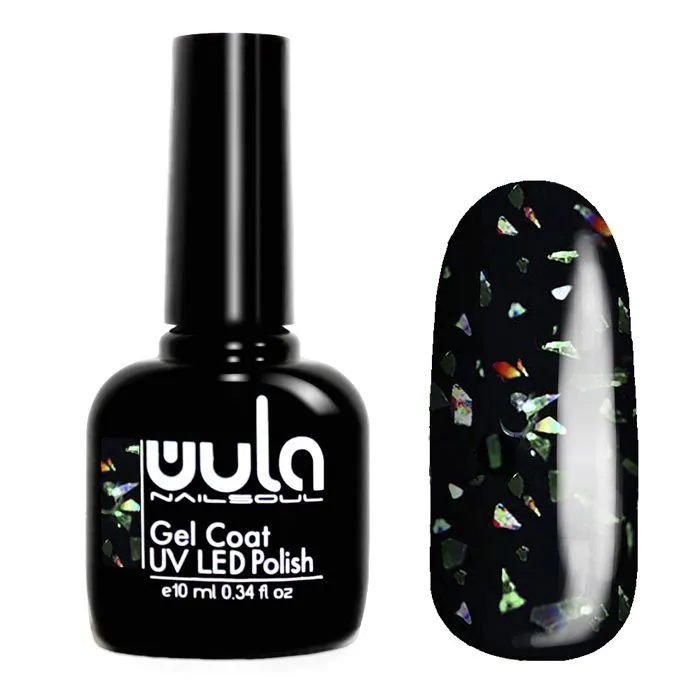 WULA NAILSOUL 624 гель-лак для ногтей / Wula nailsoul Glitter Rain 10 мл WU WN-GP-GR624 фото 1