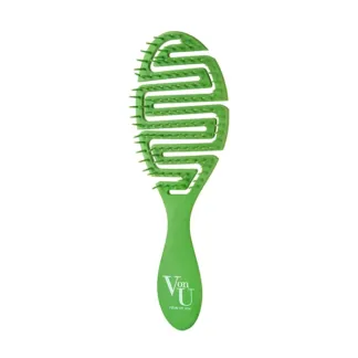 VON-U Расческа для волос, зеленая / Spin Brush Green VON-U