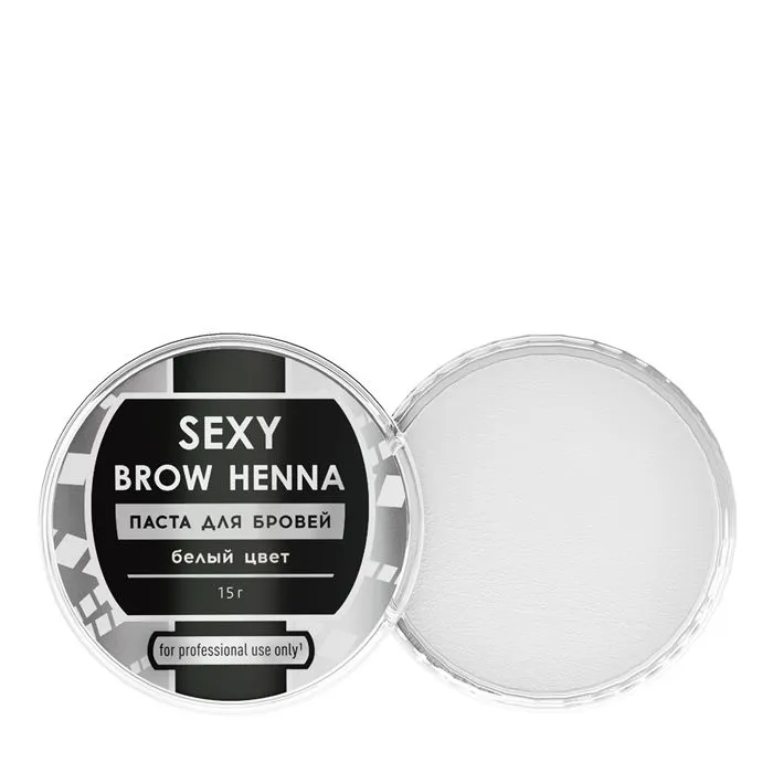 SEXY BROW HENNA Паста для бровей, белая / SEXY BROW HENNA 15 г SEXY BROW HE SH-00027 фото 1