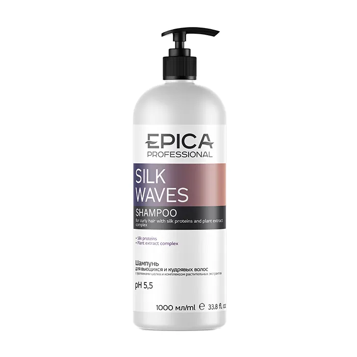 EPICA PROFESSIONAL Шампунь для вьющихся и кудрявых волос / Silk Waves 1000 91396 фото 1