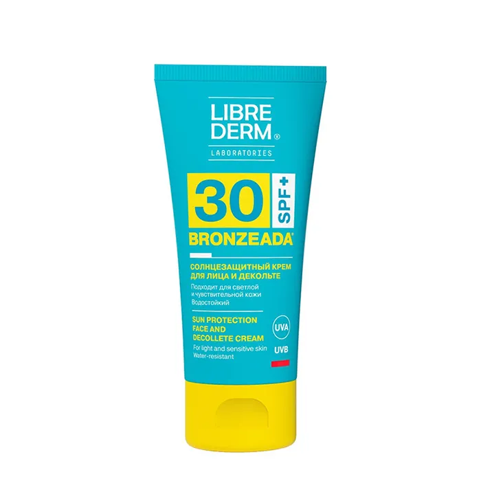 LIBREDERM Крем солнцезащитный для лица и зоны декольте SPF50 / BRONZEADA 50 46188527 фото 1