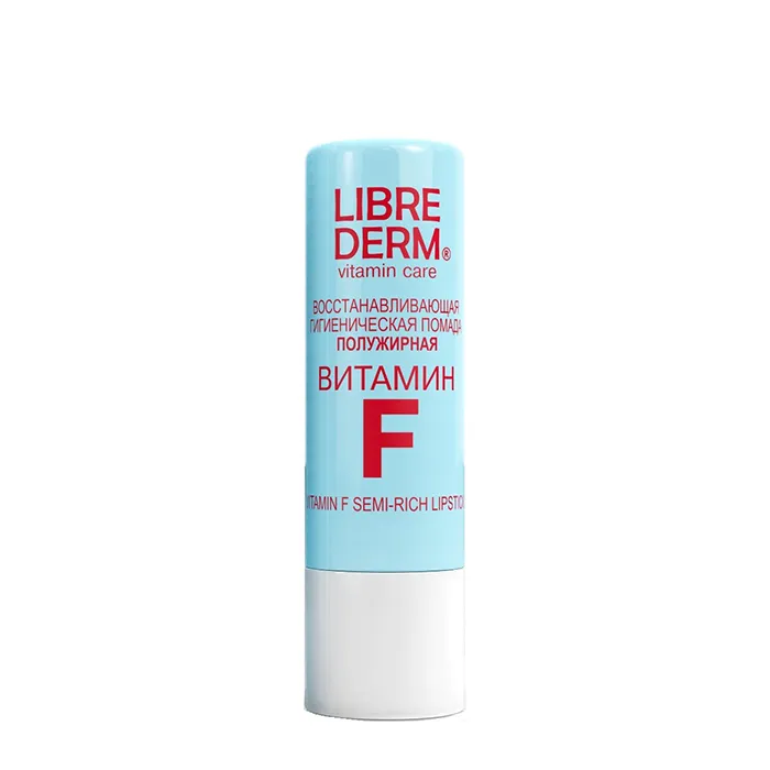 LIBREDERM Помада гигиеническая восстанавливающая полужирная / VITAMIN F 4 г 115980 фото 1