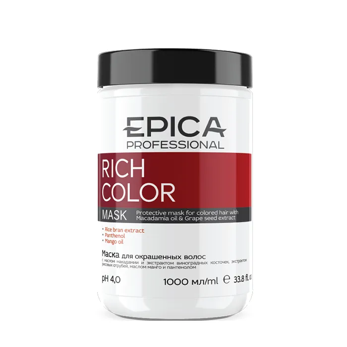 EPICA PROFESSIONAL Маска для окрашенных волос / Rich Color 1000 мл EPICA PR 91305 фото 1