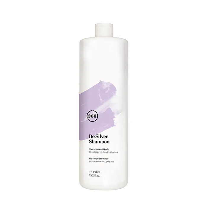 360 HAIR PROFESSIONAL Шампунь антижелтый для волос / Shampoo Be Silver 450 IN0121 фото 1