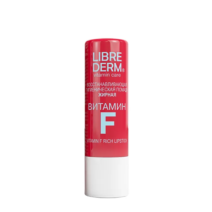 LIBREDERM Помада гигиеническая восстанавливающая жирная / VITAMIN F 4 г LIB 115990 фото 1